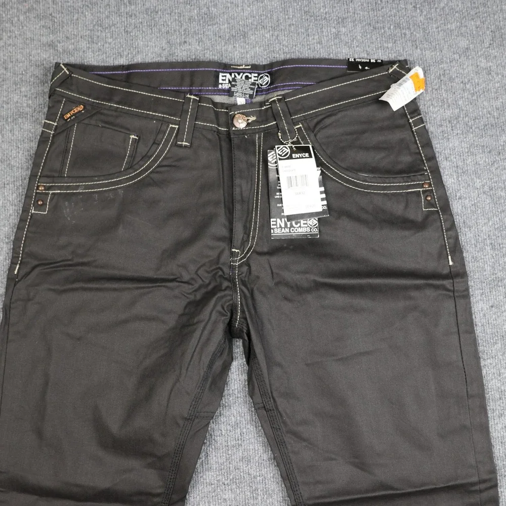 Enyce Jeans‎ Mens 38x32 Chocolate Brown Relaxed Fit 100% Cotton Sean Combs